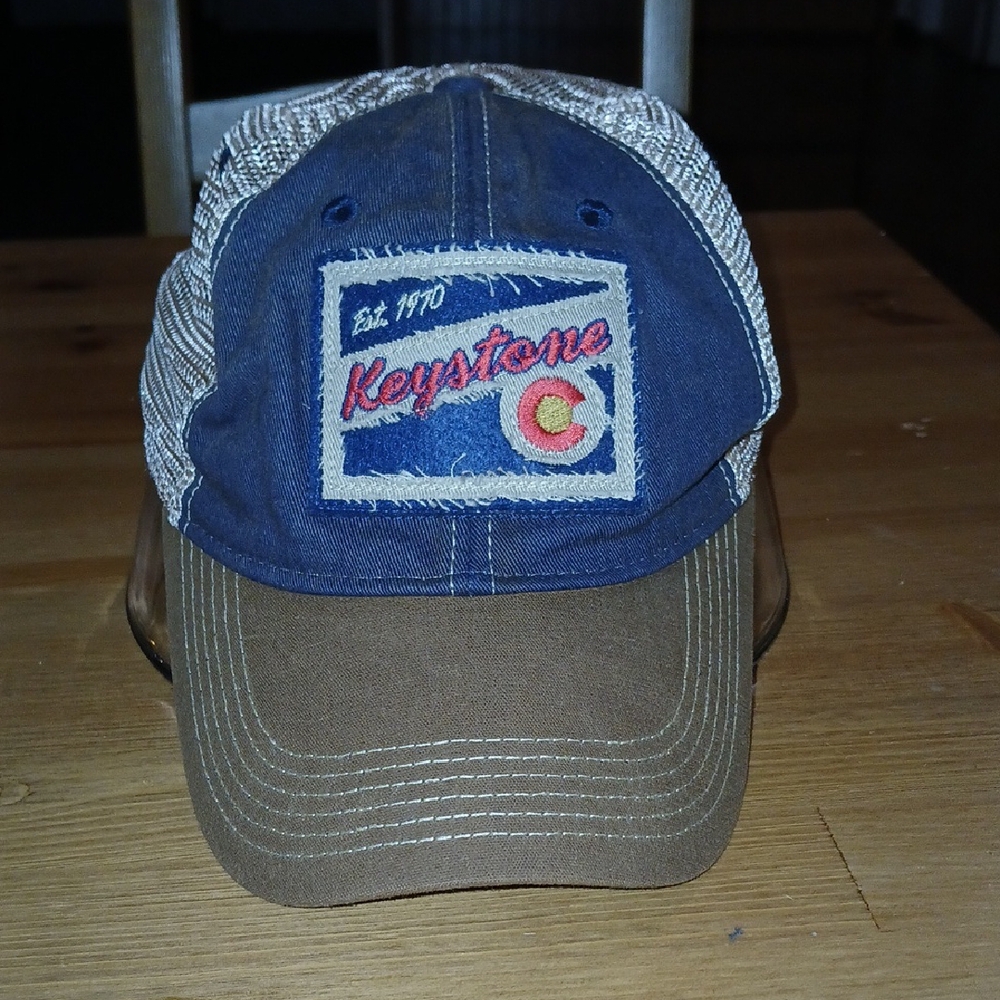 Keystone Blue and Brown Cap